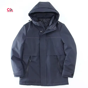 Cheap Price Comfortable Solid Color Windbreaker <b>Winter</b> <b>Jacket</b> High Quality <b>Waterproof</b> Windbreaker <b>Jacket</b> For <b>Men</b> - Product Image 3