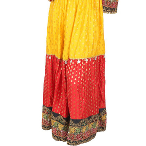 Vestido Largo de Chifón Kuchi Afgano para Mujer, Hecho a Mano, Estilo Boho Tradicional, Atuendo Cultural, Tela de Alta Calidad - Product Image 5