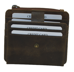 Cartera de Cuero Genuino para Hombre con Cierre de Cremallera, Múltiples Ranuras para Tarjetas, Estilo Clásico, Tarjetero - Product Image 2