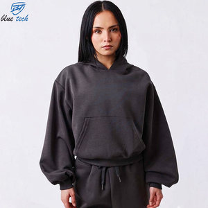 High Quality Streetwear Hoodie Oversized Pullover Sweatshirt Cotton Fleece Urban Casual Fashion Wholesale Supplier - Product Image 1