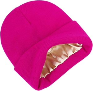 Gorros de Punto Personalizados de Alta Calidad con su Propio Logotipo, Gorros de Invierno Cálidos, 100% Algodón, Acrílico, Seda, Satén, Gorro de Punto Interior - Product Image 3