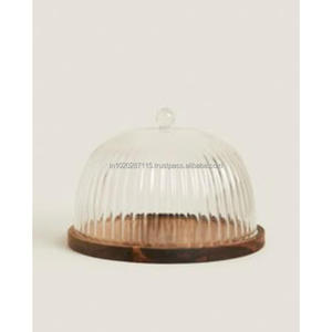 Présentoir à gâteaux en bois massif de haute qualité avec finition lisse, idéal pour la boulangerie événementielle ou l'usage personnel - Product Image 2