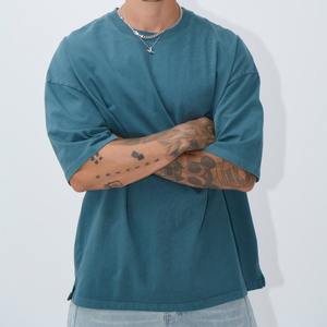 T-shirts pour hommes IOTA SPORTS DROP SHOULDER, jersey 100% coton, 250GSM, surdimensionnés, meilleurs t-shirts streetwear, fabrication - Product Image 6