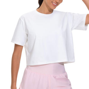 Oferta de Verano: Camisetas de Algodón Personalizadas para Mujer, Cuello Redondo, Corte Regular, con Gráficos 3D en Tela Vaquera, Excelentes para Combinar - Product Image 4