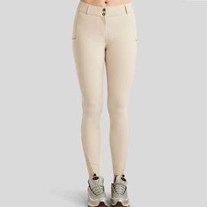 High Quality 4-way Stretch Horse Riding Breeches <b>Leggings</b> Tights <b>Equestrian</b> Wear Pants on Technical Fabric with Soft Feel - Product Image 2