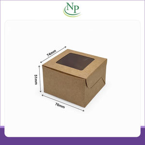 Widely Supplied Disposable Square Shape ITC Kraft Paper Boxes with Window Available in Bulk Quantity from Indian Manufacturer - Product Image 3
