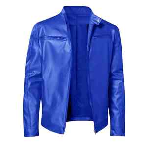 Vestes en cuir véritable vintage unisexe, style rétro classique, de haute qualité, avec logo frontal, pour l'hiver - Product Image 6