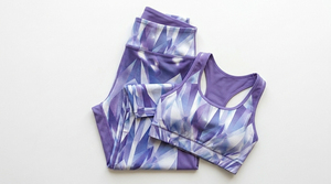 Best New Plus Size Women's Yoga Sets Solid Reversible Seamless Breathable Lightweight Eco-Friendly Elastic Waist Closure 2-Piece - Product Image 5