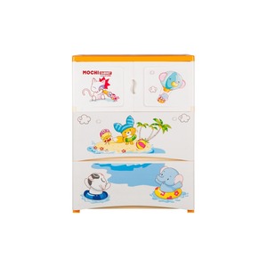 Mueble de Almacenamiento de Plástico Mochi con 3 Cajones, Compacto y Espacioso para Organizar Ropa, Juguetes y Artículos del Hogar, Apilable para Sala de Estar - Product Image 2