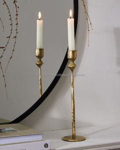 Export <b>Bulk</b> Deal Antique Style Metal <b>Candle</b> Stands Tall Tabletop Centerpiece for Boutique Decor Shops & Importers Factory Price - Product Image 2