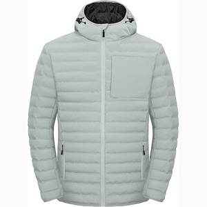 Men's <b>Packable</b> Hooded <b>Jacket</b> Lightweight Down Coat Winter Warm Water Resistant Insulated Puffer <b>Jacket</b> Factory Wholesale - Product Image 2
