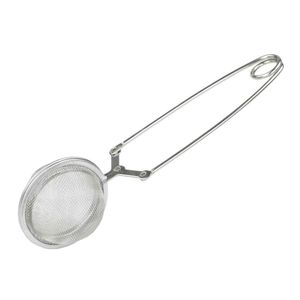 Colador de té de metal de primera calidad con mango cómodo para preparar chai casero, café y bebidas calientes - Product Image 6