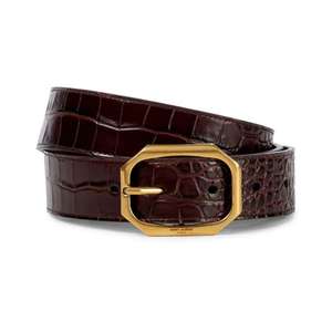 Ceintures en cuir véritable sur mesure pour hommes, accessoires de qualité supérieure, fabriquées à la main en cuir de vachette, ceintures formelles avec boucle en acier - Product Image 5