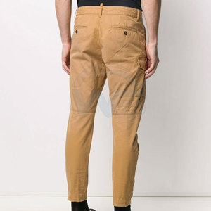 Pantalones Cargo Clásicos de Tela de Algodón con Costuras Resistentes, Pantalones Cargo de Estilo Limpio para Uso en Exteriores - Product Image 3