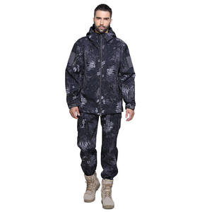 Conjunto de Chaqueta y Pantalones con Capucha, Camuflaje Desértico, Alta Visibilidad, Transpirable, Certificado CE, con Bolsillos con Cremallera, Ropa de Trabajo para Exteriores - Product Image 2
