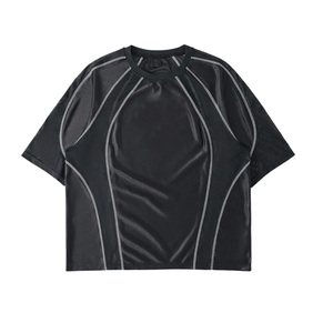 2026 Breathable Body-Mapping Design <b>Tee</b> Custom <b>White</b> High-Performance Urban Streetwear Good Seller Men Mesh Shirts - Product Image 1