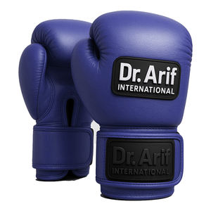 Gants de boxe Top Design pour adultes Design professionnel à lacets avec logo personnalisé Matériau en cuir véritable Gants de boxe 12oz - Product Image 4