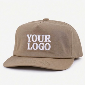 Gorra de 5 Paneles Sin Estructura, Estilo Urbano, con Logotipo Personalizado Bordado, Perfil Alto, Estilo Boxy, para Streetwear y Béisbol - Product Image 3