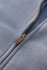 Fabricants de sweats à capuche personnalisés 100% coton, streetwear, épais, brodés, effet vieilli, strass, délavé à l'acide, Y2k, à fermeture éclair - Product Image 6