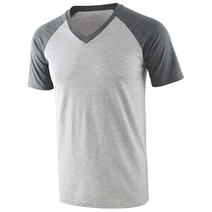 Camisetas de Cuello en V Lisas para Hombre, 100% Algodón, Hechas a Medida, de Alta Calidad y Comodidad - Product Image 4