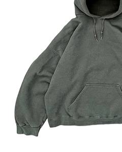 Sweat à capuche vintage délavé de haute qualité conçu sur mesure pour les hommes Sweats à capuche unis à épaules tombantes pour l'hiver - Product Image 5