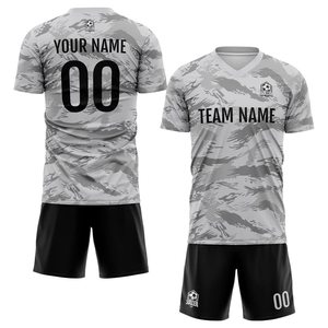 Men's Custom Soccer Football Uniform Set Breathable Jersey <b>Jackets</b> and Tracksuits with Team Logo Printing OEM Service - Product Image 1