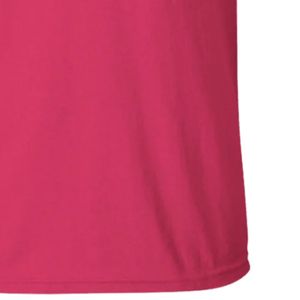 Camiseta Rosa con Estampado Serigrafiado, Manga Corta, Cuello Redondo, Algodón, Diseño Gráfico Hecho a Mano, Ropa Casual Urbana, Prenda de Moda Personalizada - Product Image 5