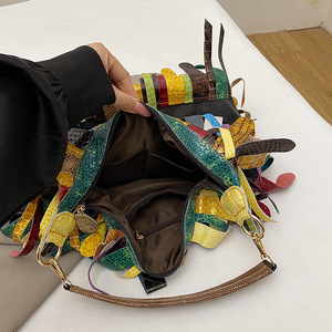 Bolsos de mano de lujo para mujer al por mayor, estilo bohemio, bolso de viaje de playa de verano, de gran capacidad, alta calidad, bolso de hombro. - Product Image 2