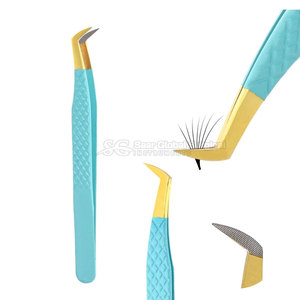 Pinzas para Pestañas SAAR GLOBAL SURGICAL SGS-404 Ligeras de Acero Inoxidable Duradero con Empaque Personalizado para una Fácil Extensión de Pestañas - Product Image 2