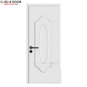 Porte intérieure en WPC au design moderne, technique raffinée, OEM/ODM, en MDF, anti-fissuration, résistante aux termites, pour appartement, villa, hôtel - Product Image 5