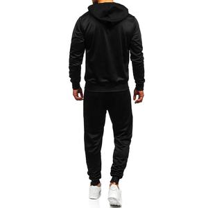 Ensemble de survêtement de jogging de sport imprimé de logo personnalisé unisexe survêtement vierge de 2 pièces pour la saison de printemps - Product Image 2