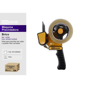 Dispenser di nastro adesivo Criscolor Brico 2 in 1 per sigillatura manuale dei pacchi - Product Image 1