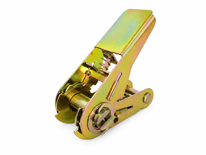 Provina 1" (25mm) Boucle de fixation à cliquet en acier zingué argenté pour cargaison, modèle RB25450, résistance à la rupture 500-1000kg, export - Product Image 1