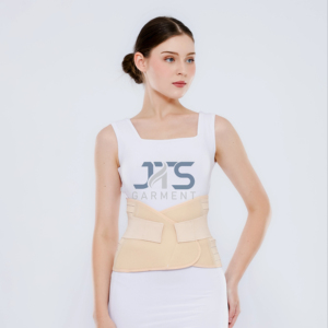 Corset post-partum de qualité supérieure, élastique, flexible, réglable, respirant, en matière lavable, aide à la récupération après l'accouchement - Product Image 1