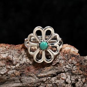 Wholesale <b>Ring</b> Natural Arizona <b>Turquoise</b> Gemstone December Birth Christmas Heavy <b>Ring</b> Jewelry 925 Sterling Silver <b>Ring</b> - Product Image 4