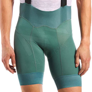 Customizable Plus Size Mens Summer <b>Cycling</b> Bib Shorts OEM Breathable Sweat Absorbing Polyester/Spandex Short Length Sponge Pad - Product Image 1