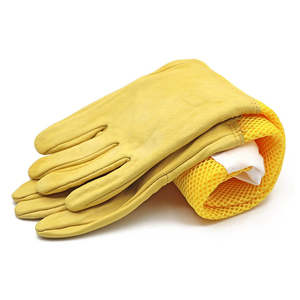 Bee Keeping <b>Gloves</b> Lightweight Sleeve Leather <b>Gloves</b> Extended Cuff Sting Resistant for Beekeepers OEM - Product Image 3
