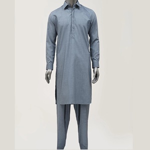 Wholesale Customized Solid Color Breathable <b>Pakistani</b> Men Shalwar Kameez 2026 High Quality Custom Made Kameez Salwar For Males - Product Image 3