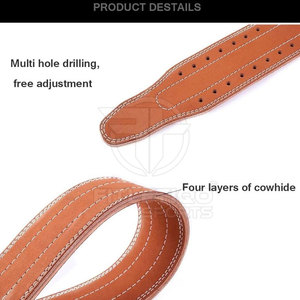 Weightlifting <b>Belt</b> Genuine Leather Cheap Price Weightlifting <b>Belt</b> Gym Fitness Back Support <b>Belt</b> 2026 Weightlifting <b>Belt</b> - Product Image 3