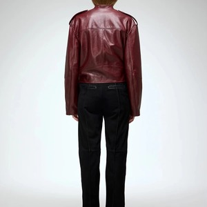 Manteau en cuir de vachette pour femmes, vente en gros, vêtements d'extérieur de luxe, design personnalisé, style tendance, meilleur prix - Product Image 3