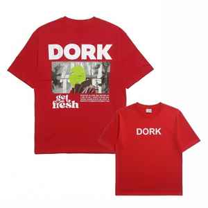 Nouveau T-shirt Streetwear à logo, coupe carrée, coupe courte, grammage lourd, en coton, avec motif graphique, coupe oversize pour homme - Product Image 2