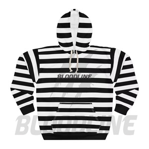 Sudadera con Capucha Unisex BLOODLINE, Corte Regular, Logotipo Frontal Estampado, Informal, Invernal, Tejida, 100% Algodón, Transpirable, de Secado Rápido - Product Image 6