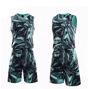 Popular Recommend Camouflage Basketball Uniforms Men's College Custom Full Sublimation Basketball Jersey Team Uniforms Design - Product Image 4