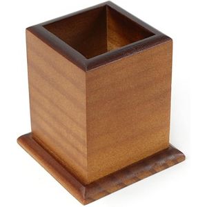 Portastuzzolini Quadrato in Legno per Casa, Cucina, Ristorante - Elegante Contenitore Quadrato per Stuzzolini - Product Image 1