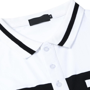 Nuevas Camisas de Manga Corta para Hombre, Casuales, de Lona Sólida, Estilo Golf, con Cuello en Contraste, de Algodón - Product Image 6