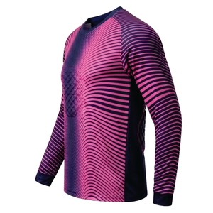Jersey de Portero de Fútbol Hecho en Pakistán, 100% Poliéster, Transpirable, Ligero y sin Costuras - Product Image 3