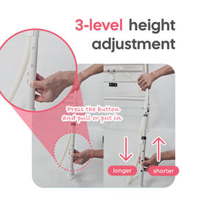 Soporte de Bañera para Mascotas Ajustable Premium HEDYS GROOMING, Soporte Plegable Portátil de 3 Niveles de Altura Ajustable para Perros, Material PP - Product Image 6