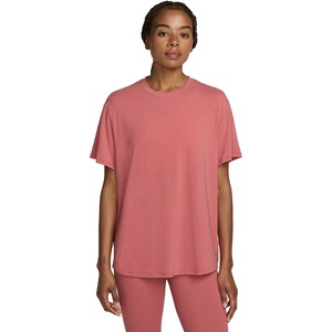 Camiseta de algodón de gran tamaño para mujer, transpirable y de ajuste relajado, patrón sólido, manga corta y longitud regular para la temporada de primavera - Product Image 1