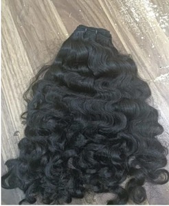 Premium Machine Weft <b>Curly</b> Human Hair <b>Extensions</b> - Product Image 2
