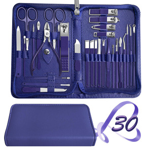 Travel Manicure Kit Portable <b>Nail</b> Grooming <b>Set</b> Luxury Manicure Kit Complete <b>Nail</b> Care Tools For Home And Salon Use - Product Image 1